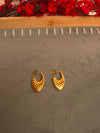 Elegant Curved Gold Hoops