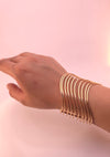 Designer Minimal Spiral Wire Hand Cuff
