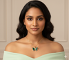 Emerald Butterfly Pendant Chain