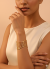 Designer Minimal Spiral Wire Hand Cuff