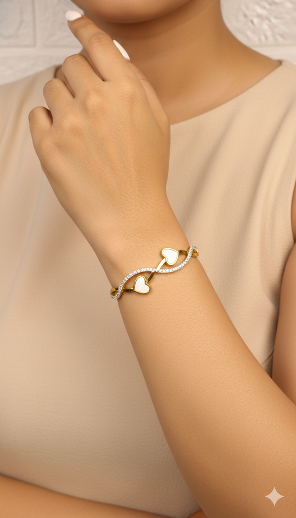 Twin Hearts Grace Bracelet