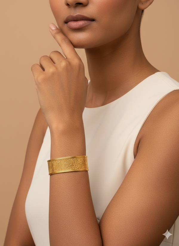 Vintage Textured Hand Cuff