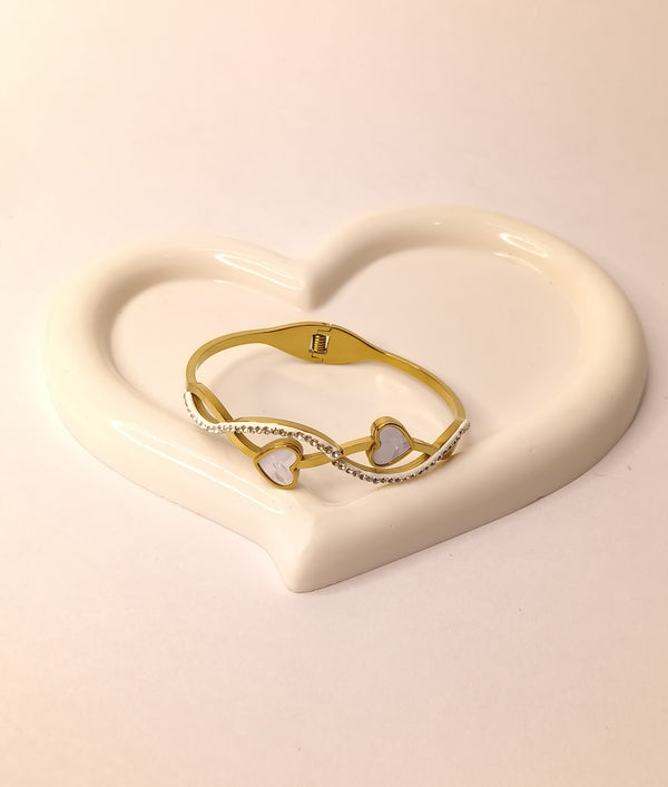 Twin Hearts Grace Bracelet