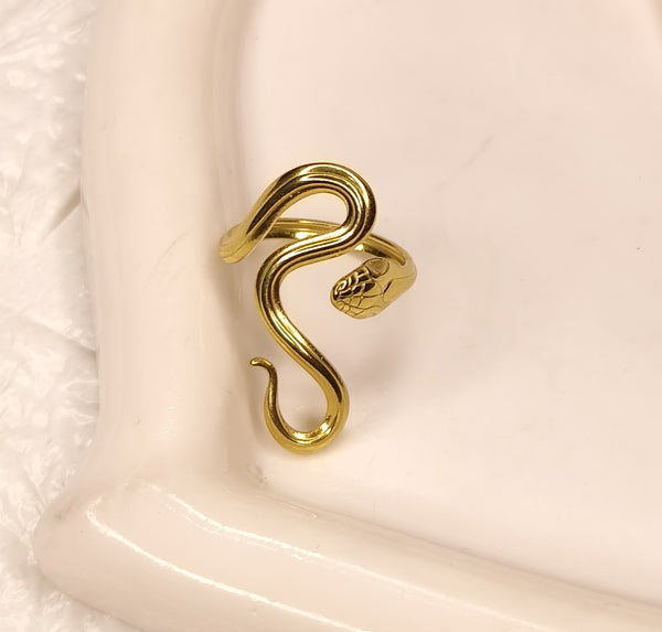 Snake Elegance Anti-Tarnish Ring