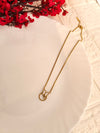 White Enamel Butterfly Chain