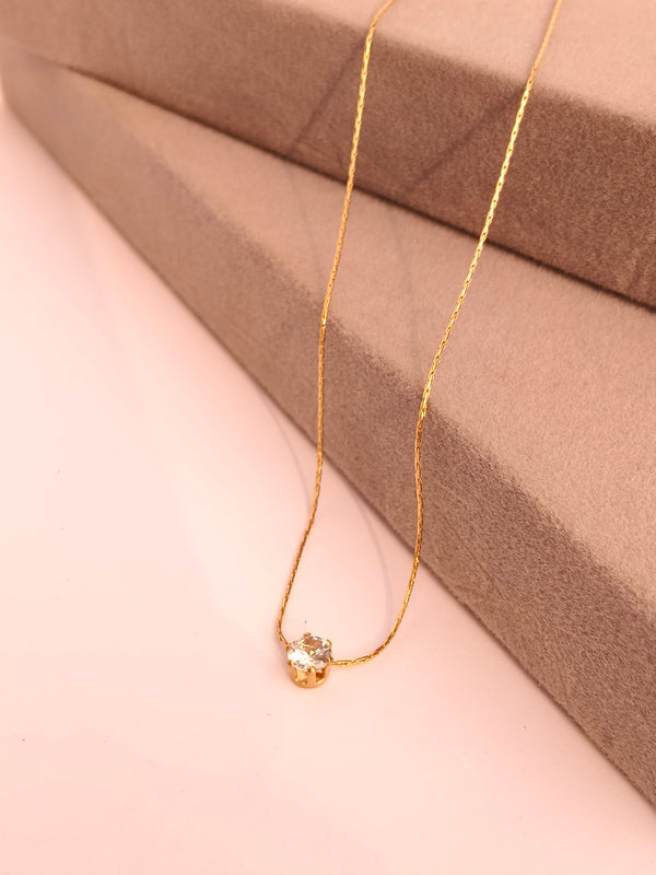 Diamond-Look Everyday Pendant Chain
