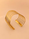 Designer Minimal Spiral Wire Hand Cuff