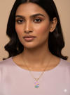 Meadow Pearl Enamel Pendant Chain