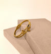 Spiraling Butterfly Kada Bracelet