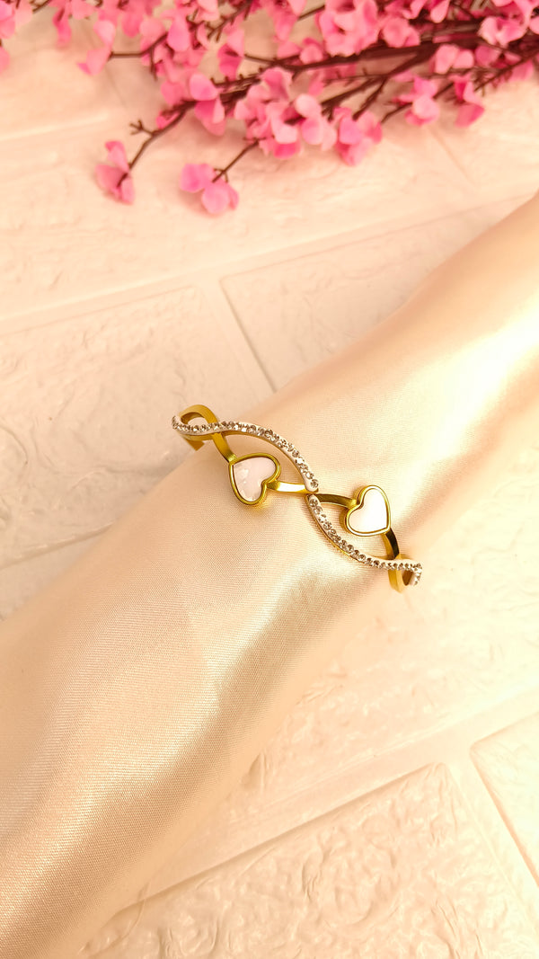Twin Hearts Grace Bracelet