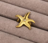 Golden Starfish Anti-Tarnish Ring