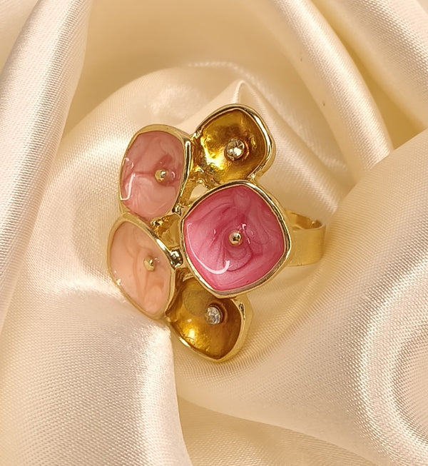 Blush Bloom Flower Ring