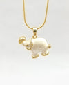 Minimal Elephant Pendant Chain