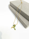 Green Whisper Bird Chain