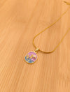 Meadow Pearl Enamel Pendant Chain