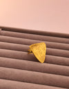 Bold Triangle Texture Ring